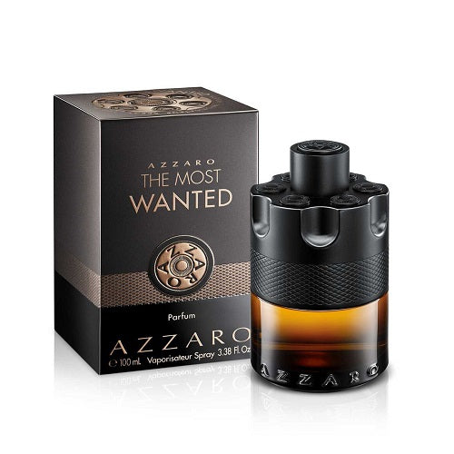 Azzaro The Most Wanted Parfum Spray for Men 100ml 3.4 oz Woody Spicy Vanilla Fragrance