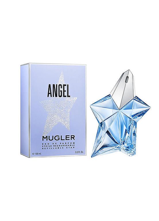 Mugler Angel Eau de Parfum 100ml 3.4 oz Refillable Women's Gourmand Vanilla Perfume