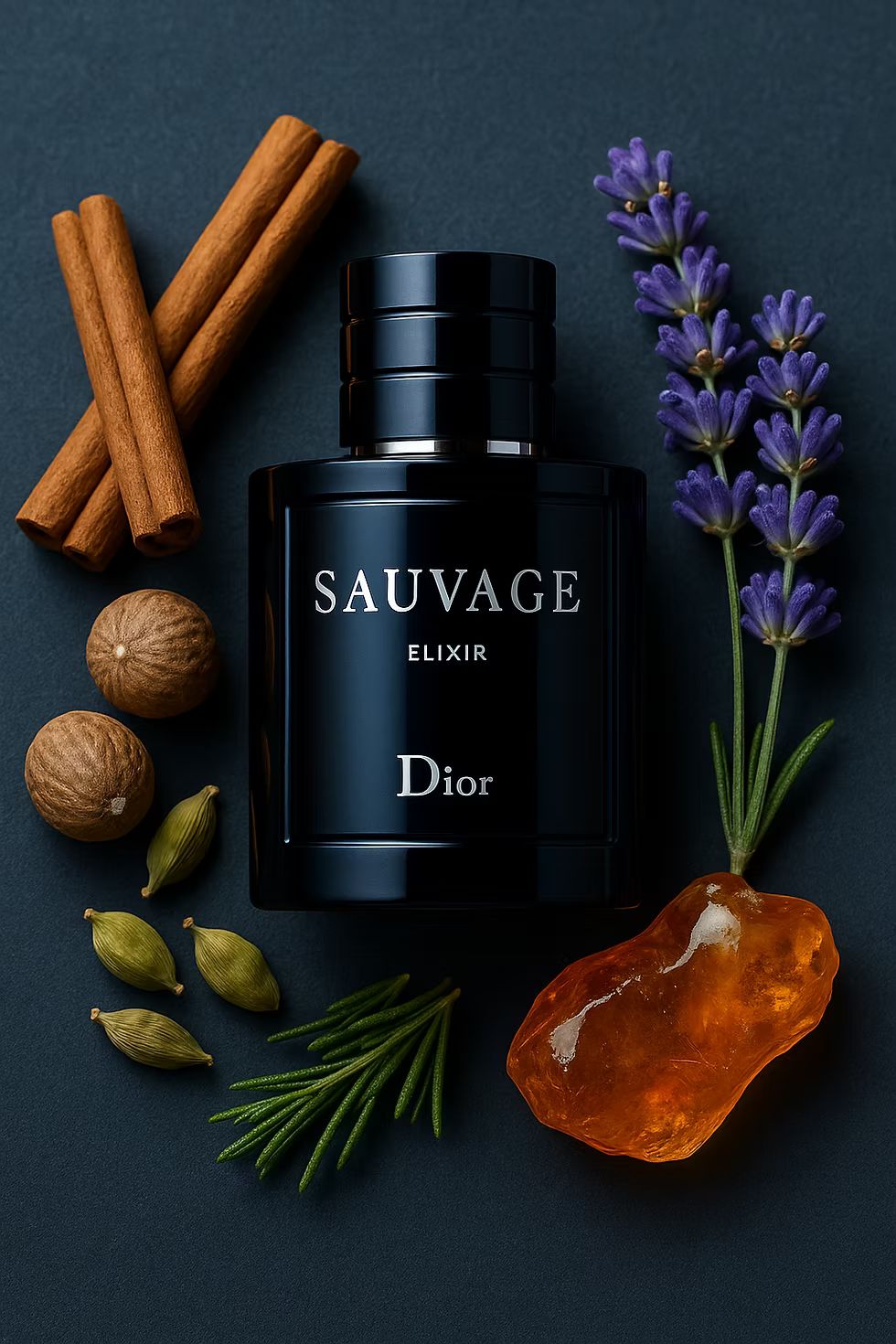 Dior Sauvage Elixir Parfum Spray 3.4 oz for Men Intense Aromatic Woody Fragrance