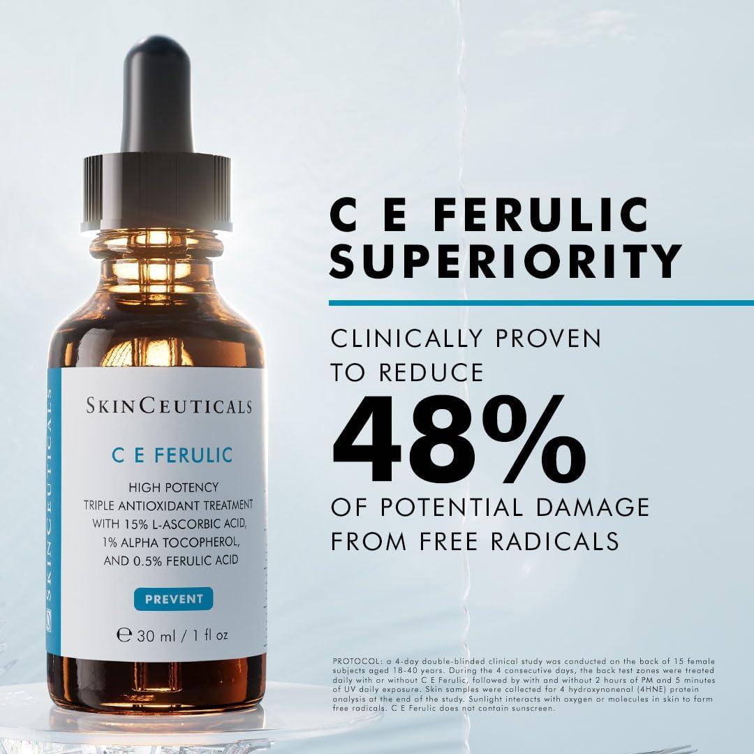SkinCeuticals C E Ferulic Vitamin C Serum 30ml 15% Antioxidant Facial Treatment