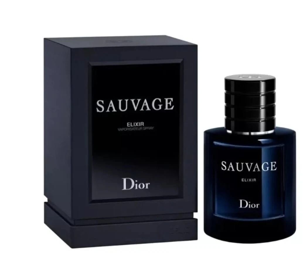 Dior Sauvage Elixir Parfum Spray 3.4 oz for Men Intense Aromatic Woody Fragrance