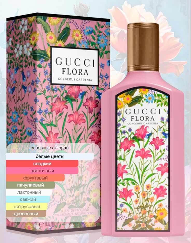 Gucci Flora Gorgeous Gardenia Eau de Parfum 100ml 3.3 oz Women's Floral Perfume