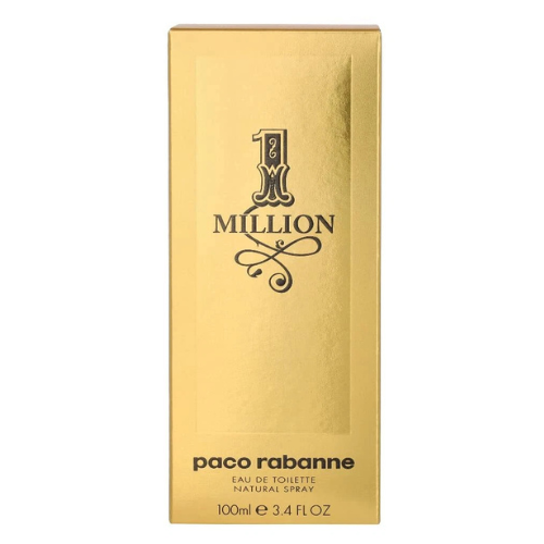 Paco Rabanne 1 Million Eau de Toilette Spray 3.4 oz for Men Spicy Amber Perfume