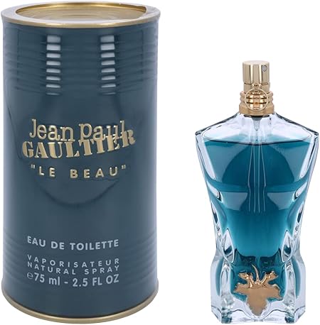 Jean Paul Gaultier Le Beau Eau de Toilette Spray for Men 2.5 oz Coconut Woody Scent