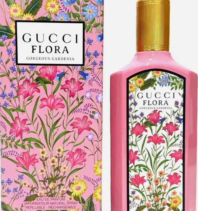 Gucci Flora Gorgeous Gardenia Eau de Parfum 3.3 oz Women's Floral Fragrance Spray