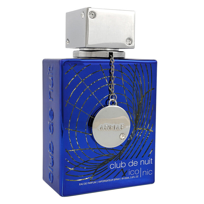 Armaf Club de Nuit Blue Iconic Eau de Parfum Spray for Men 3.6 oz 105ml Woody Aromatic