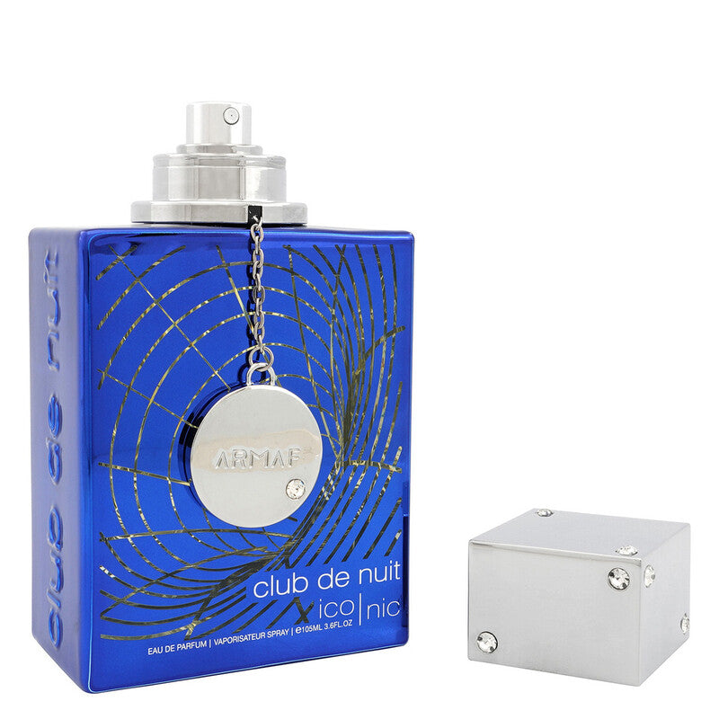 Armaf Club de Nuit Blue Iconic Eau de Parfum Spray for Men 3.6 oz 105ml Woody Aromatic