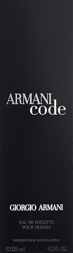 Giorgio Armani Code Eau de Toilette Spray for Men 4.2 oz Sophisticated Fragrance