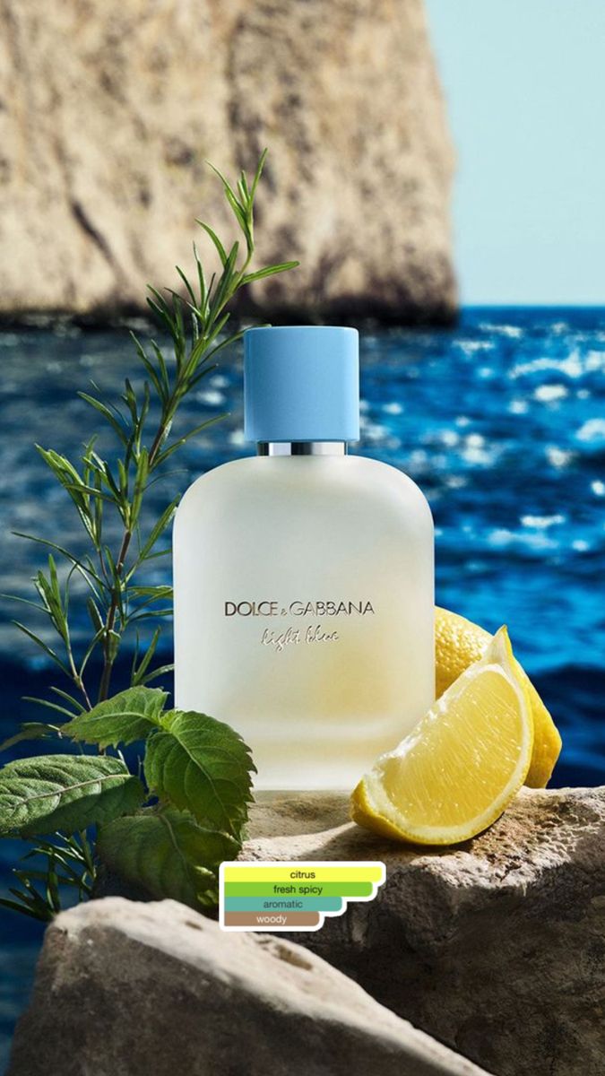 Dolce & Gabbana Light Blue Eau de Toilette Spray for Men 2.5 oz 75ml Citrus Cologne