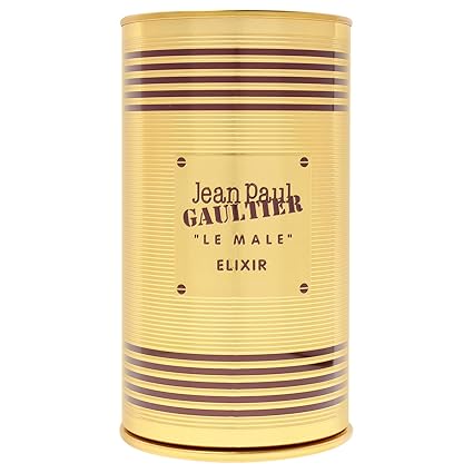 Jean Paul Gaultier Le Male Elixir Parfum Spray for Men 2.5 oz 75ml Vanilla Amber Scent