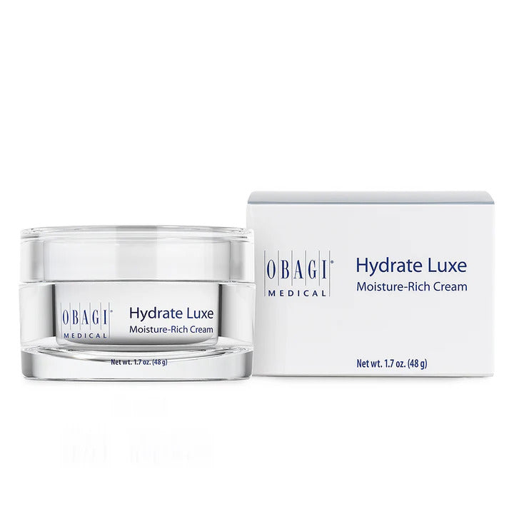 Obagi Hydrate Luxe Moisture-Rich Cream 1.7 oz 48g Overnight Hydrating Face Moisturizer