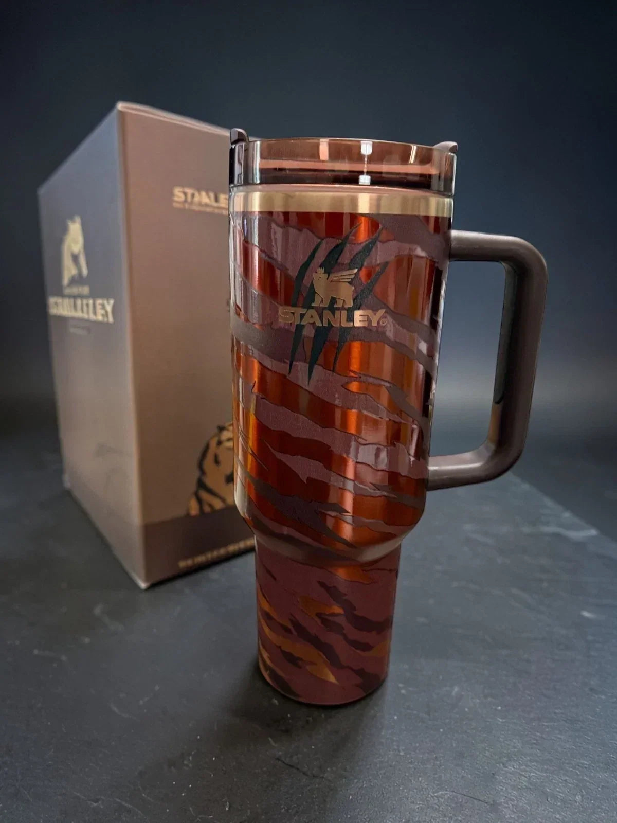 Stanley x TYLA Tyla Tyger Quencher H2.0 Tumbler 40 oz Insulated Stainless Steel Cup