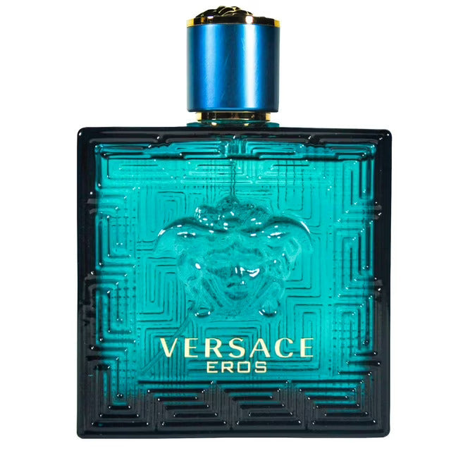 Versace Eros Eau de Toilette Spray for Men Fresh Mint Green Apple Woody Scent